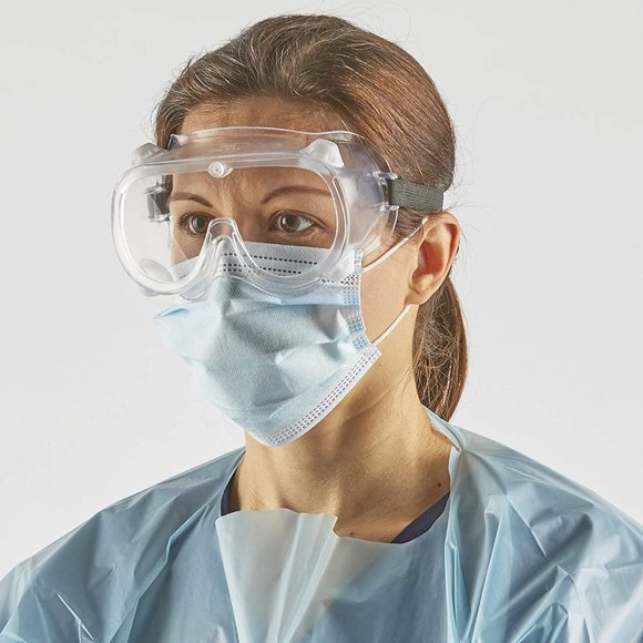 ANSI Clear Anti-Fog Safety Goggles - Picture 4 of 4